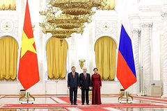 Путин принял в Кремле иностранного лидера